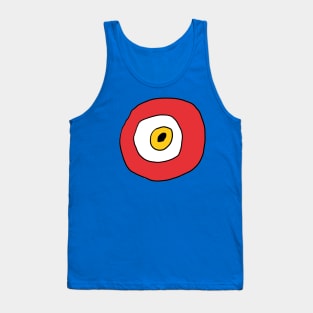 Red Nazar, Evil Eye, Amulet, Folkloric Beliefs, Red Evil Eye Protection, Folkloric Designs Tank Top